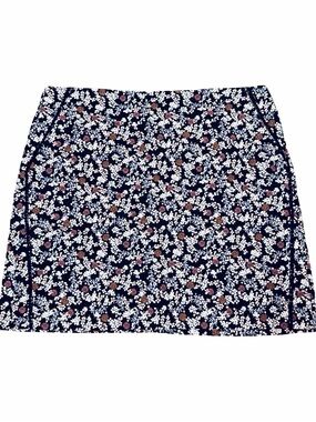 LOFT Floral Pencil Skirt with Pink and White Accents